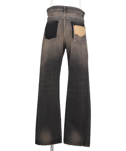 FLARE TAPERED JEANS