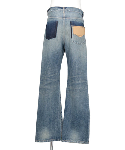 FLARE TAPERED JEANS