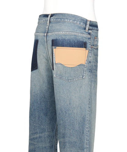FLARE TAPERED JEANS