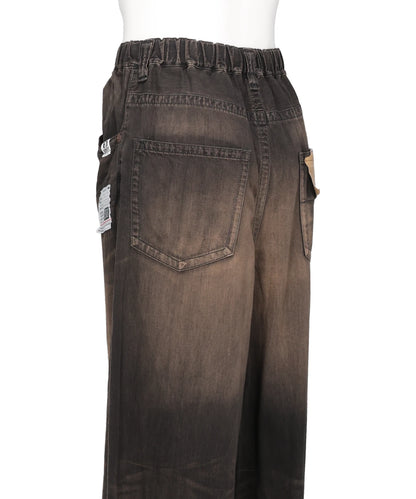 LIGHT OZ WIDE DENIM PANTS
