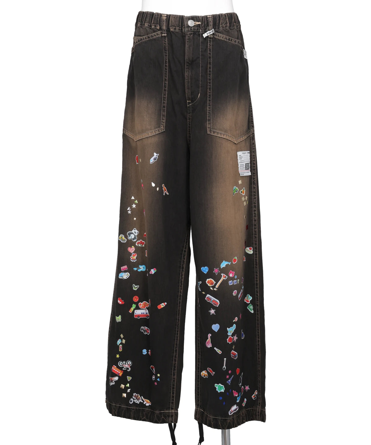  Maison MIHARA YASUHIRO(メゾンミハラヤスヒロ) 2026AW BAKER JEANS w STICKER J17PT124