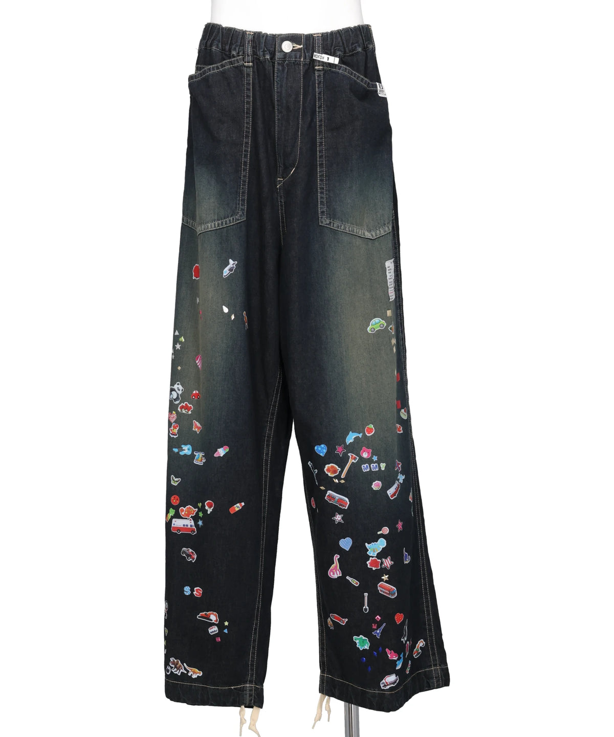  Maison MIHARA YASUHIRO(メゾンミハラヤスヒロ) 2026AW BAKER JEANS w STICKER J17PT124