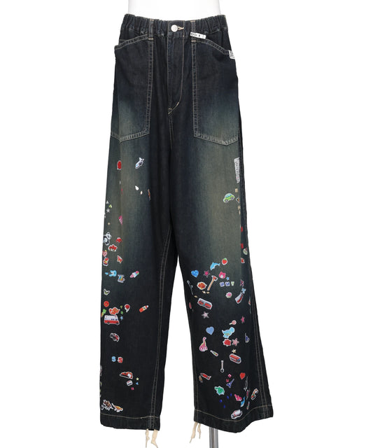  Maison MIHARA YASUHIRO(メゾンミハラヤスヒロ) 2026AW BAKER JEANS w STICKER J17PT124