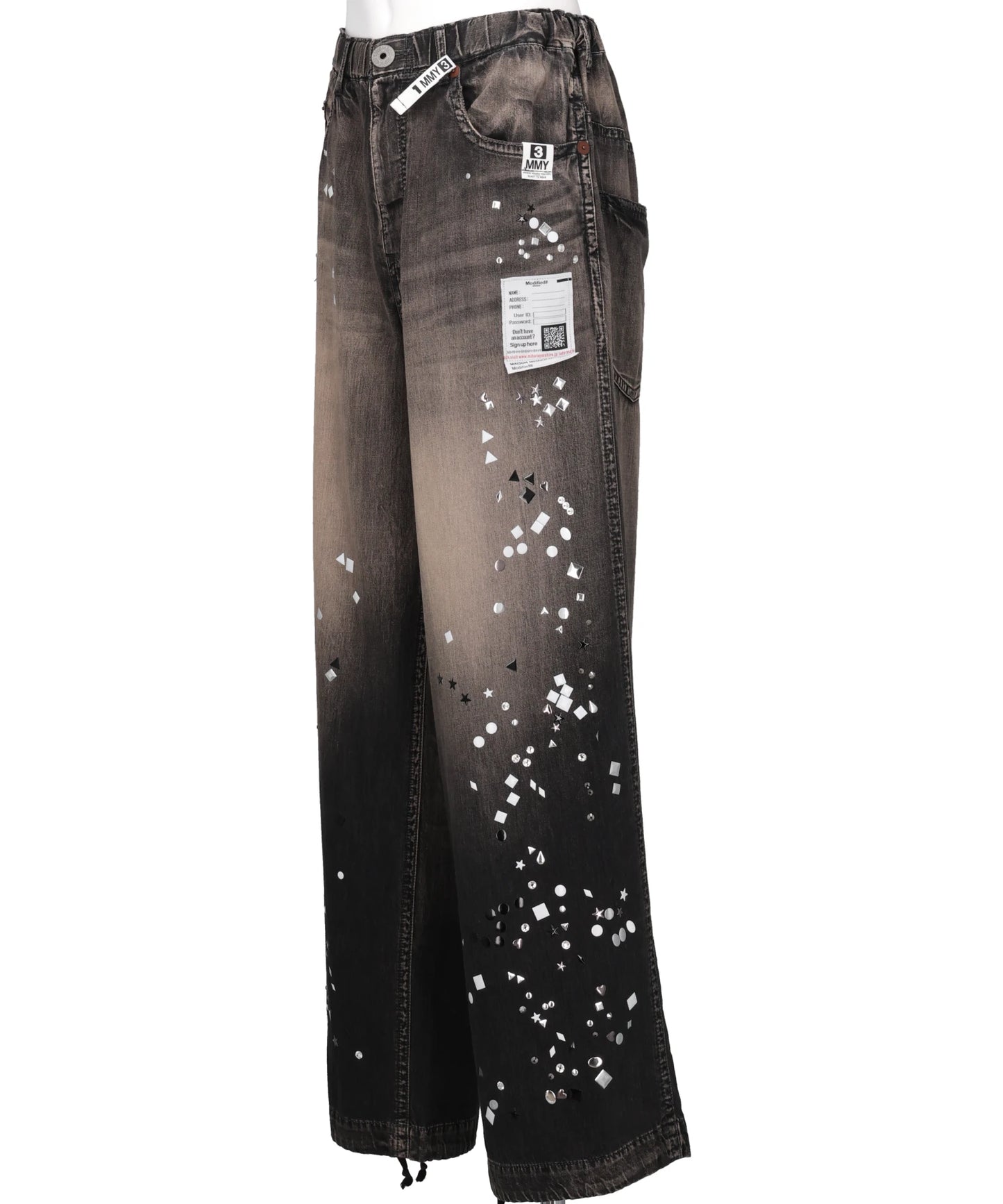 EMBELLISHED JEANS
