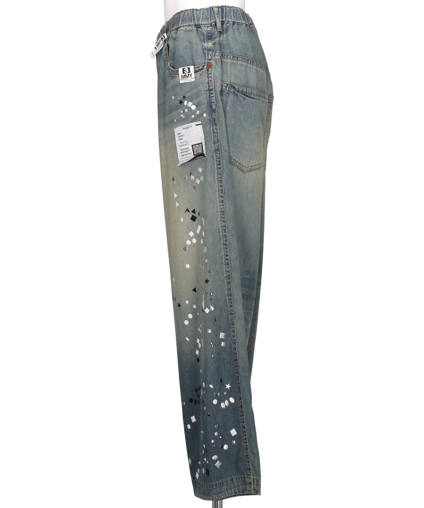EMBELLISHED JEANS