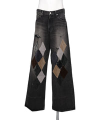 MASU(エムエーエスユー)MB DIAMOND WIDE JEANS