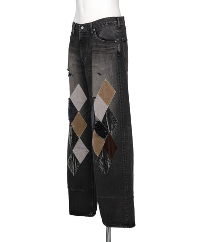 MB DIAMOND WIDE JEANS