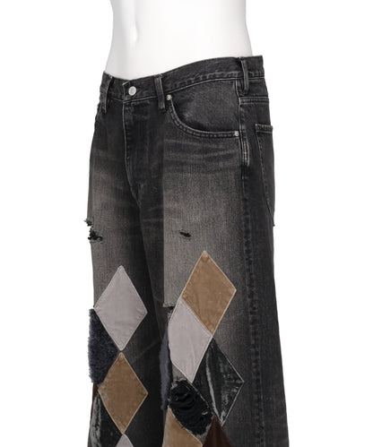 MB DIAMOND WIDE JEANS