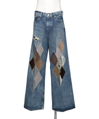 MASU(エムエーエスユー)MB DIAMOND WIDE JEANS