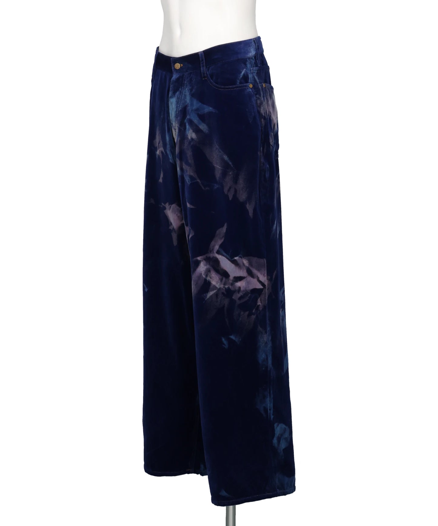 AGED VELVET DENIM PANTS