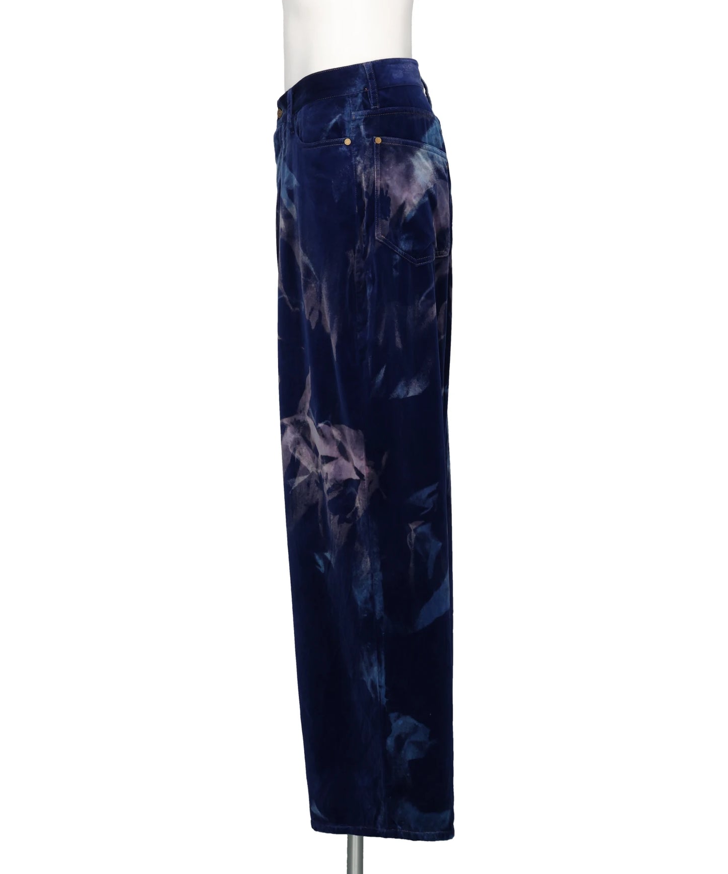 AGED VELVET DENIM PANTS
