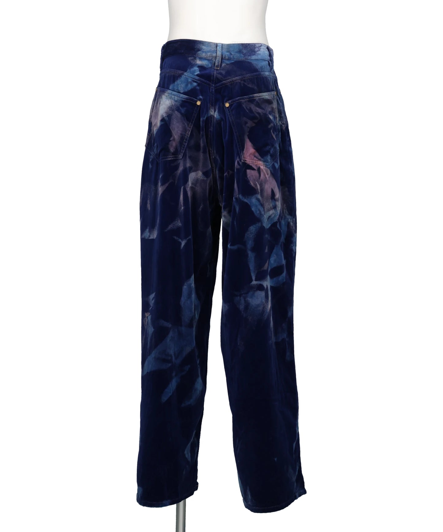 AGED VELVET DENIM PANTS