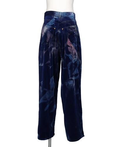 AGED VELVET DENIM PANTS