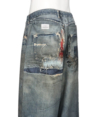 TRANSFER WIDE PANTS - CRASH
