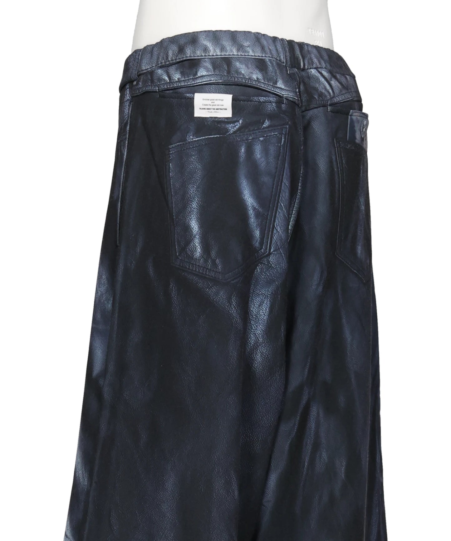 TRANSFER PRINT 9 LENGTH BAGGY PANTS