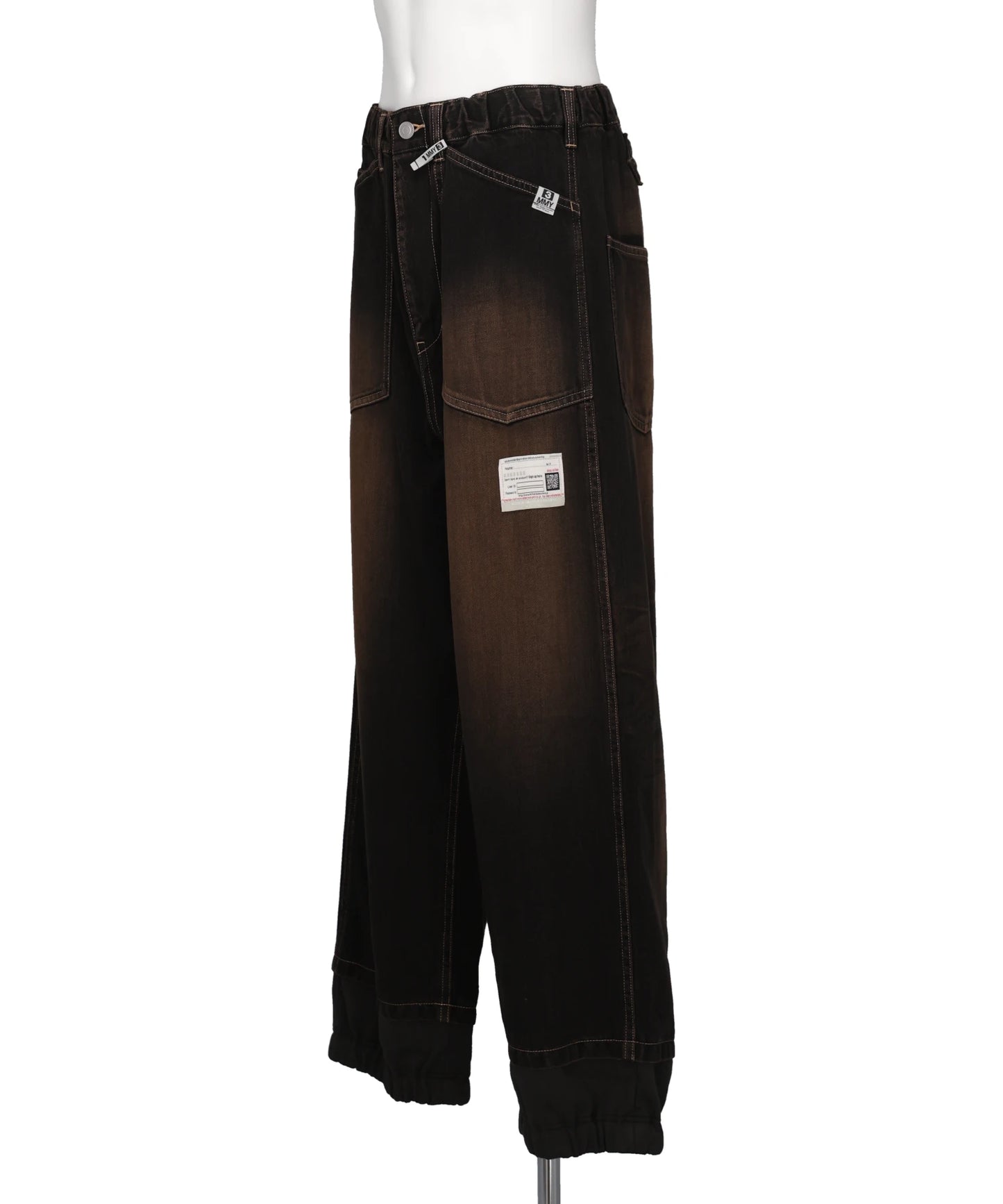 SWEAT LAYERED JEANS