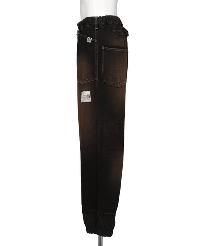 SWEAT LAYERED JEANS