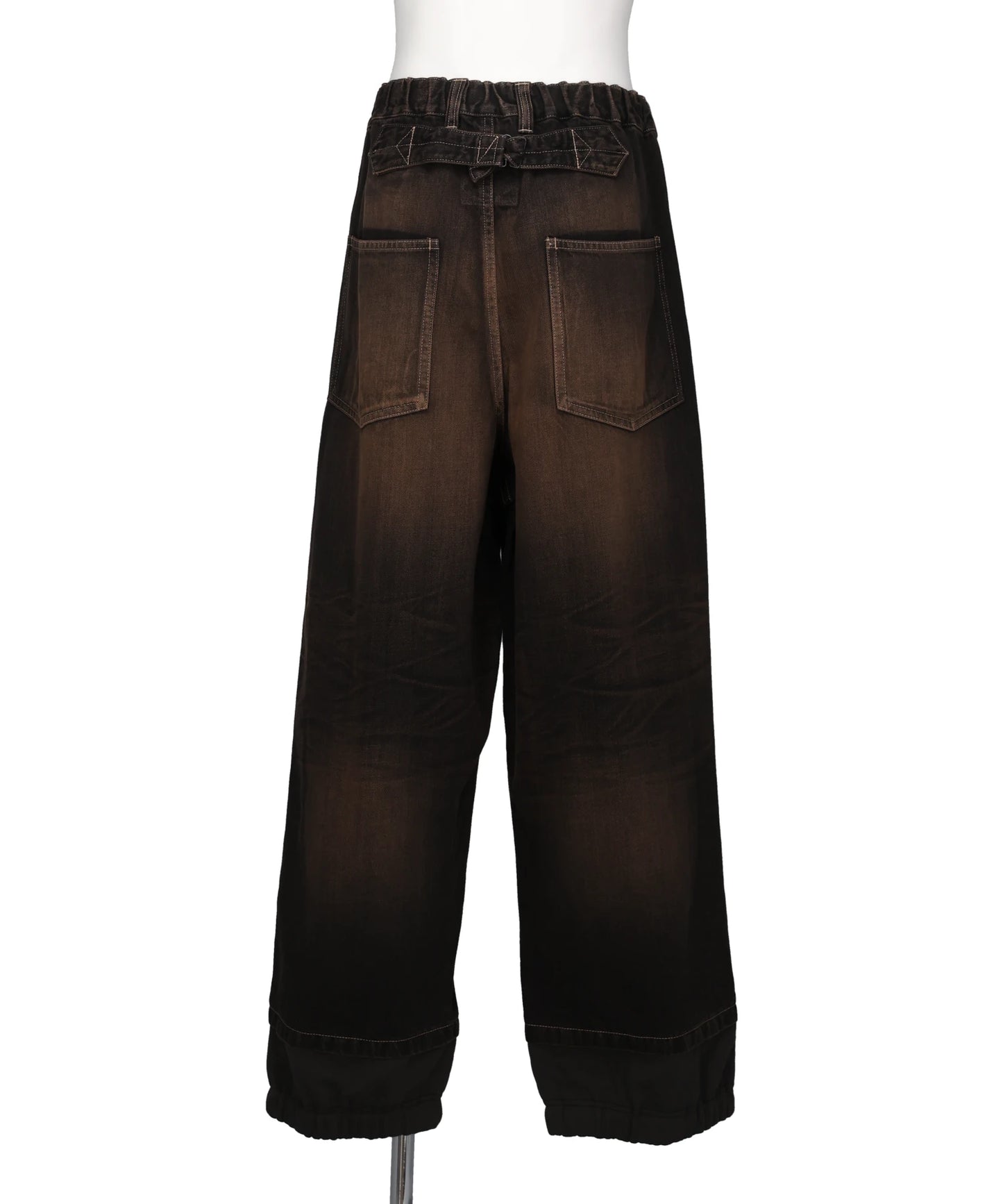 SWEAT LAYERED JEANS