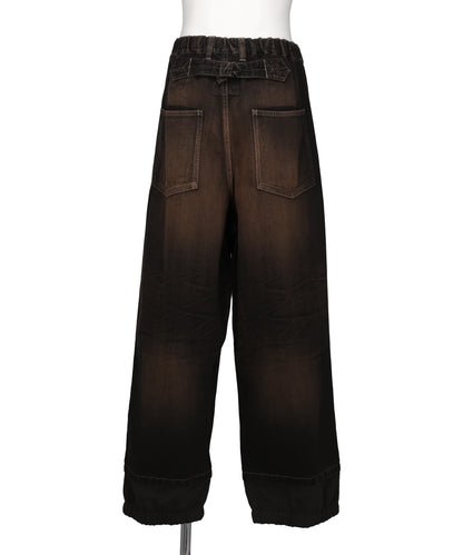 SWEAT LAYERED JEANS