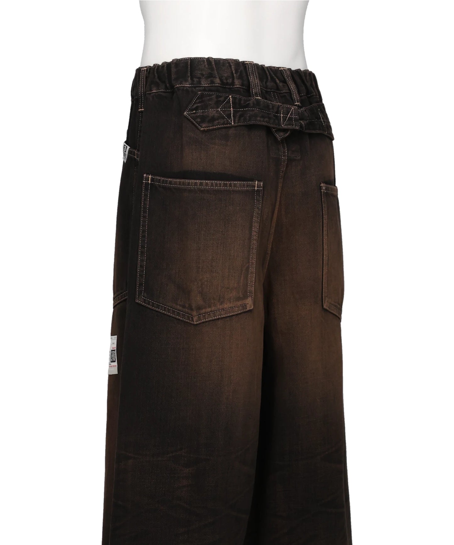 SWEAT LAYERED JEANS