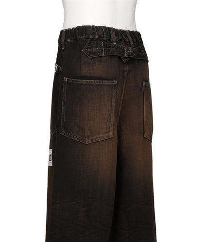 SWEAT LAYERED JEANS