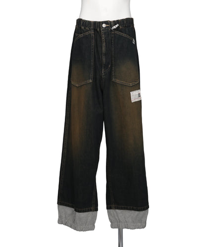 Maison MIHARA YASUHIRO(メゾンミハラヤスヒロ) SWEAT LAYERED JEANS