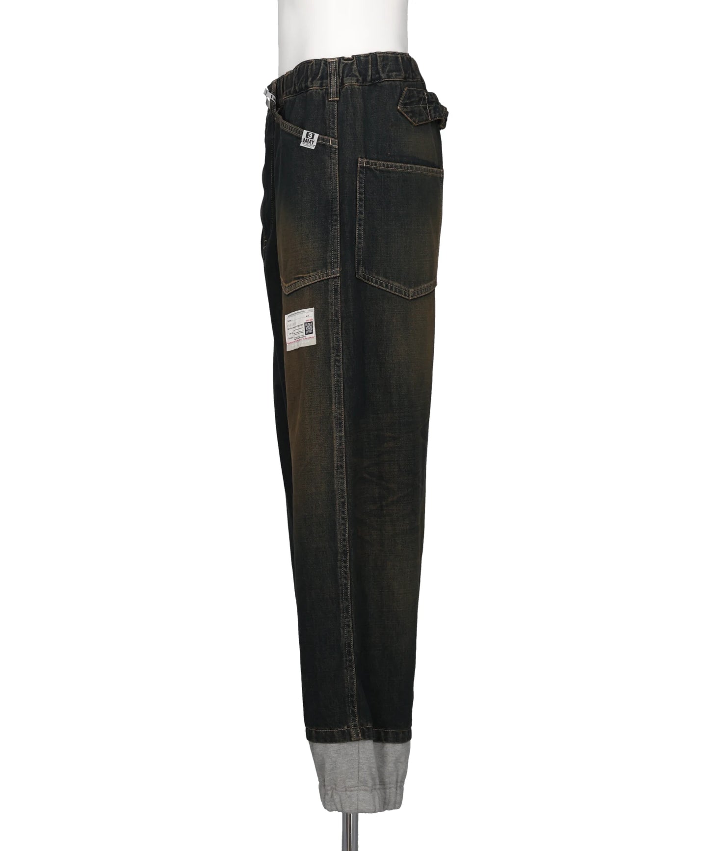 SWEAT LAYERED JEANS