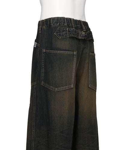 SWEAT LAYERED JEANS