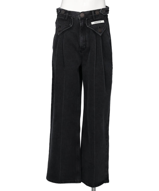 KIMHEKIM(キムヘキム) 2026AW TWO POCKET PANTS KHK-JN072-BK