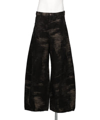 TAAKK(ターク)DENIM CURVED PANTS