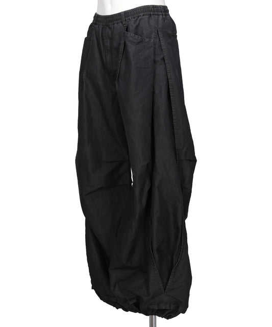 TUCKED BALLOON DENIM