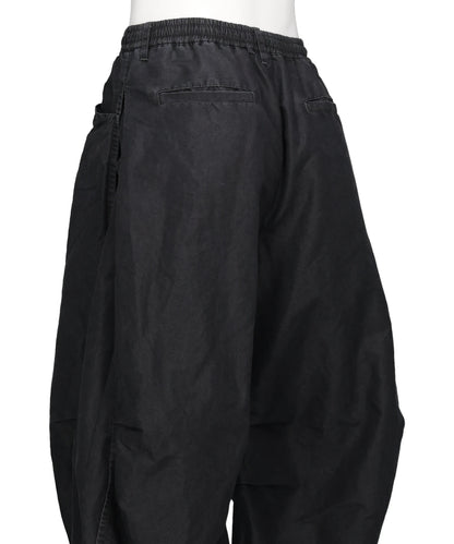 TUCKED BALLOON DENIM