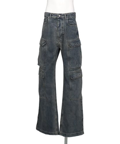 DRKSHDW（ダークシャドウ）DOUBLE CARGO JEANS - MINERAL INDIGO