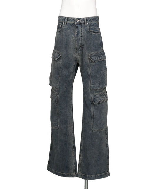 DRKSHDW（ダークシャドウ）DOUBLE CARGO JEANS - MINERAL INDIGO