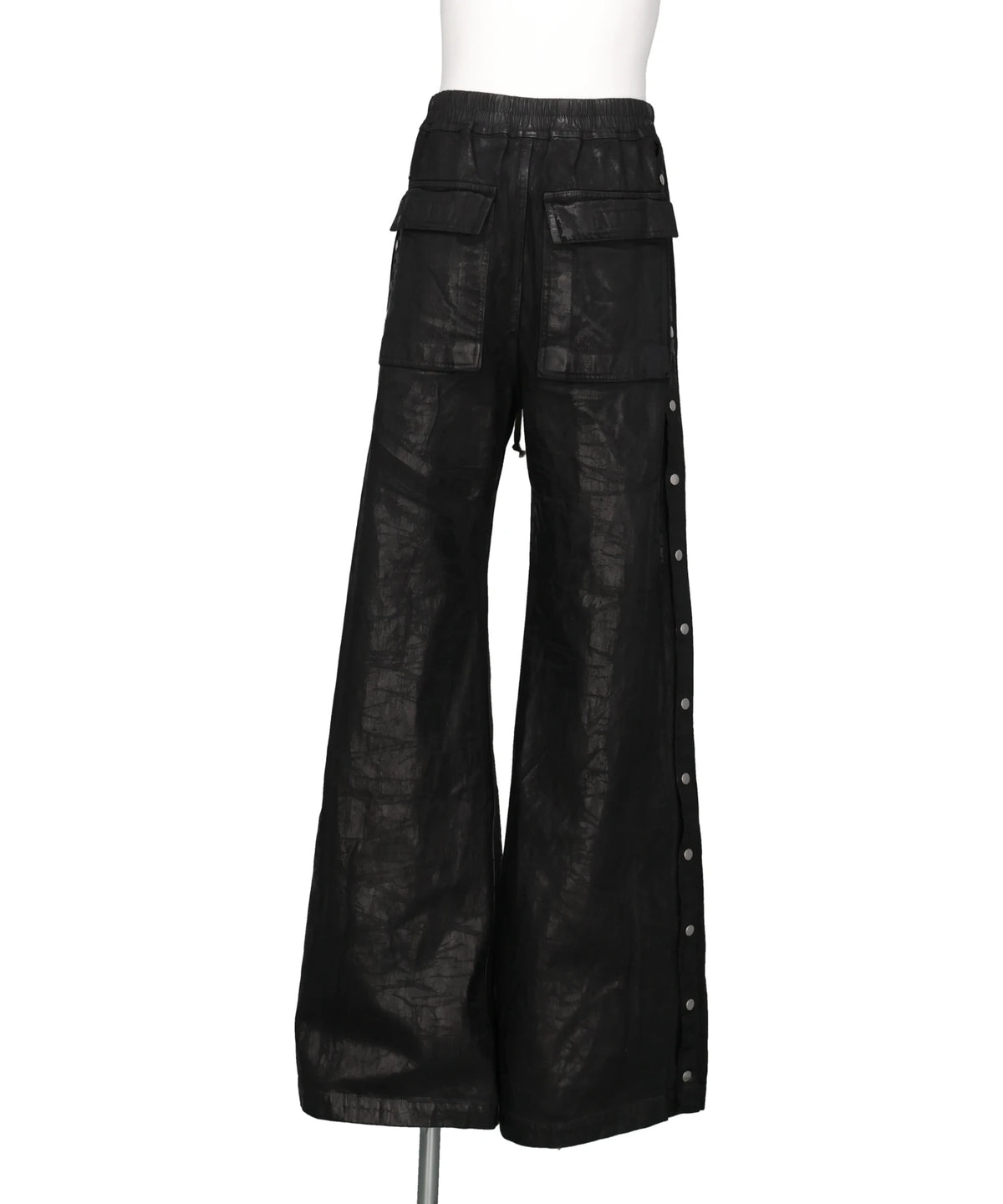 WIDE PUSHER PANTS - BLACK