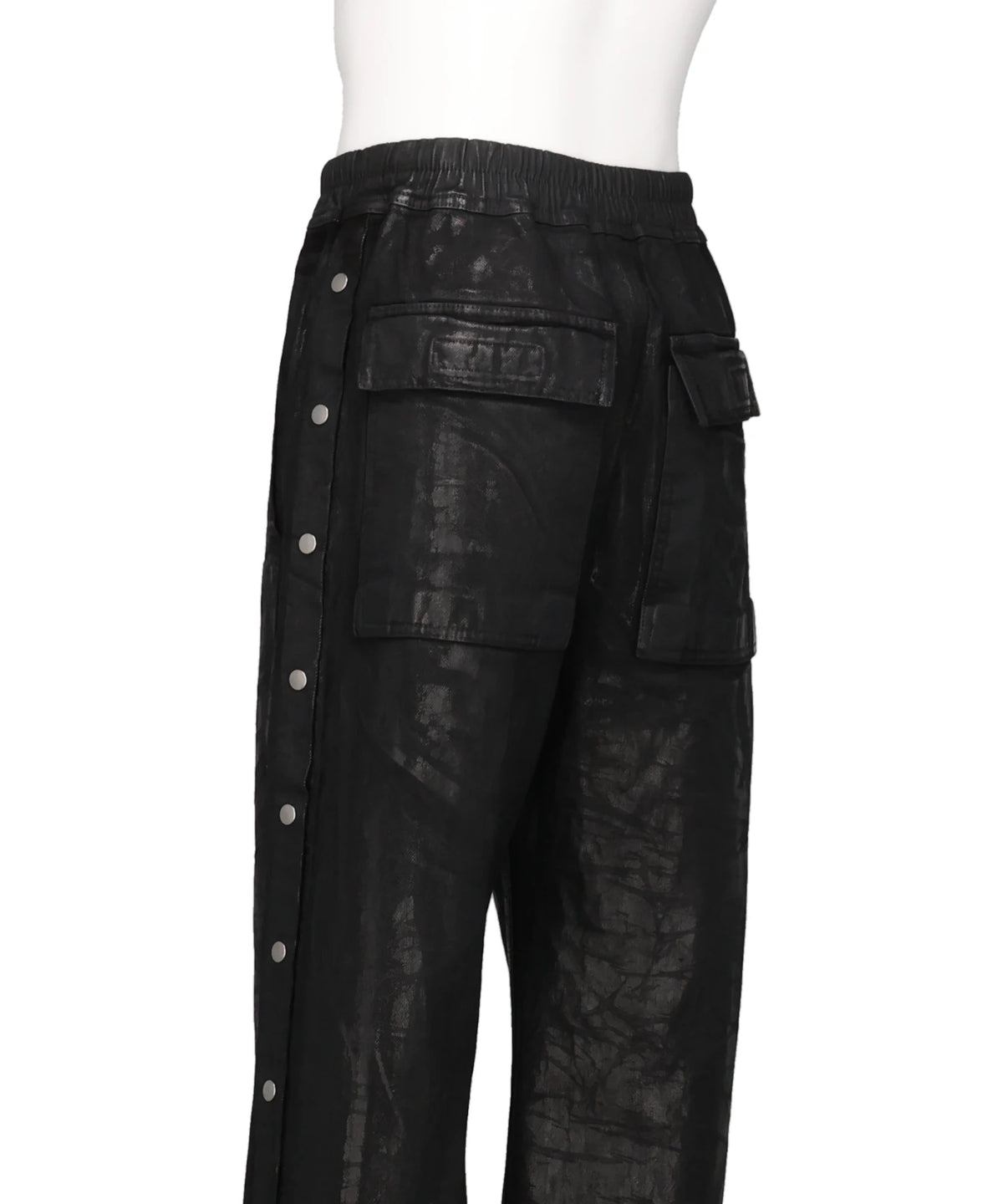 WIDE PUSHER PANTS - BLACK