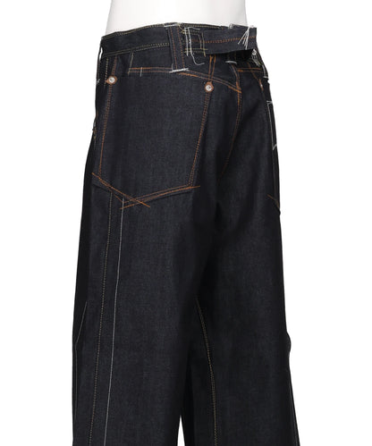 "FREEDOM STITCH" RIGID DENIM PANTS