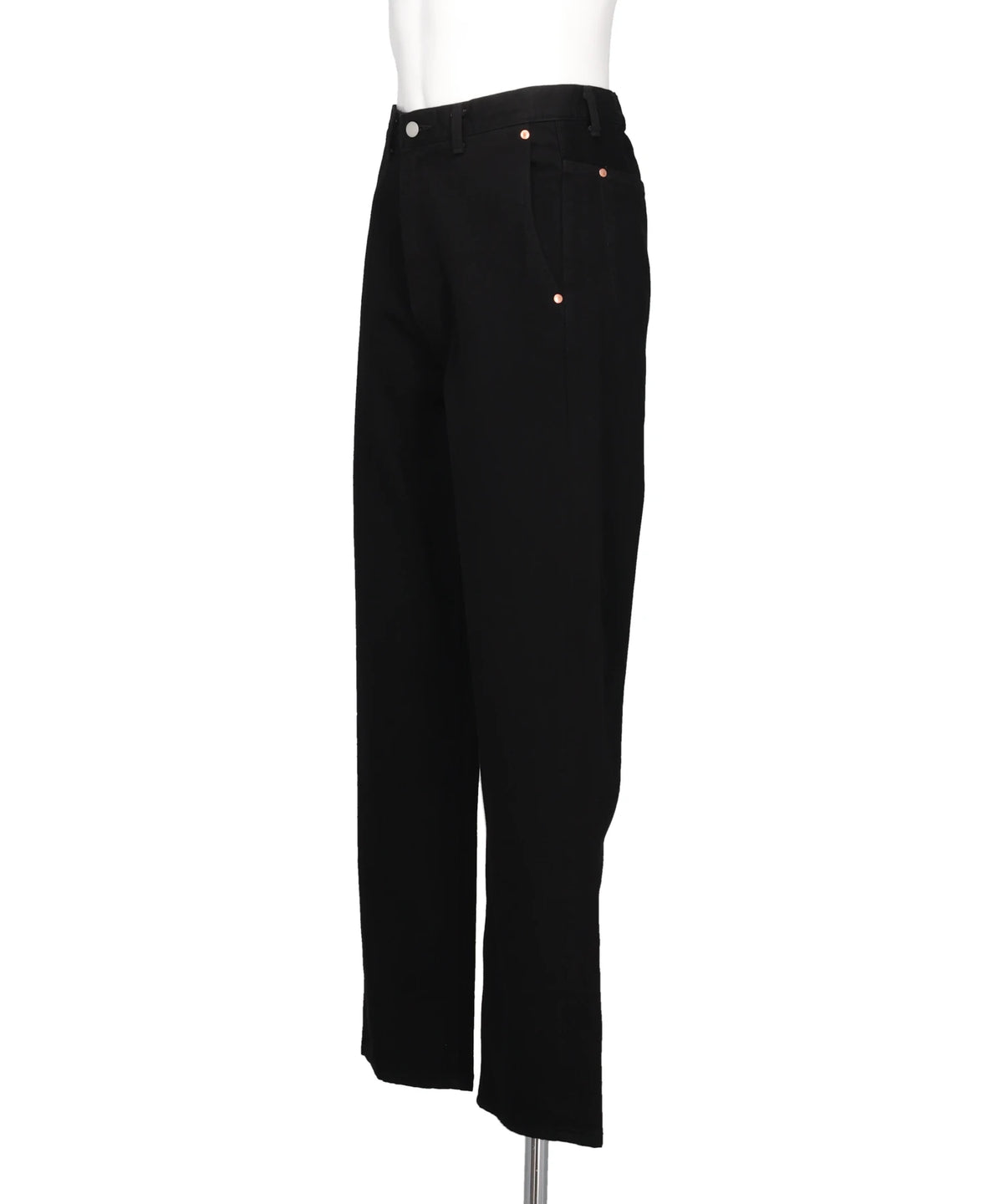 WIDE STRAIGHT DENIM 5-POCKET PANTS