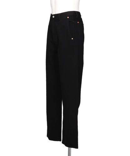 WIDE STRAIGHT DENIM 5-POCKET PANTS