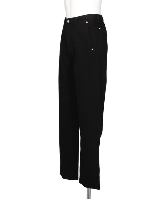 WIDE STRAIGHT DENIM 5-POCKET PANTS