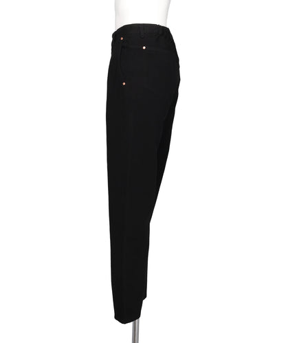 WIDE STRAIGHT DENIM 5-POCKET PANTS