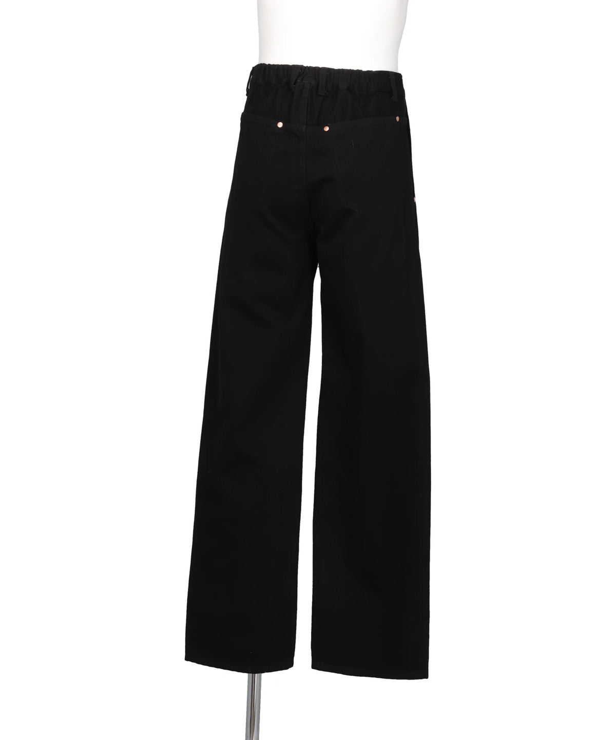 WIDE STRAIGHT DENIM 5-POCKET PANTS