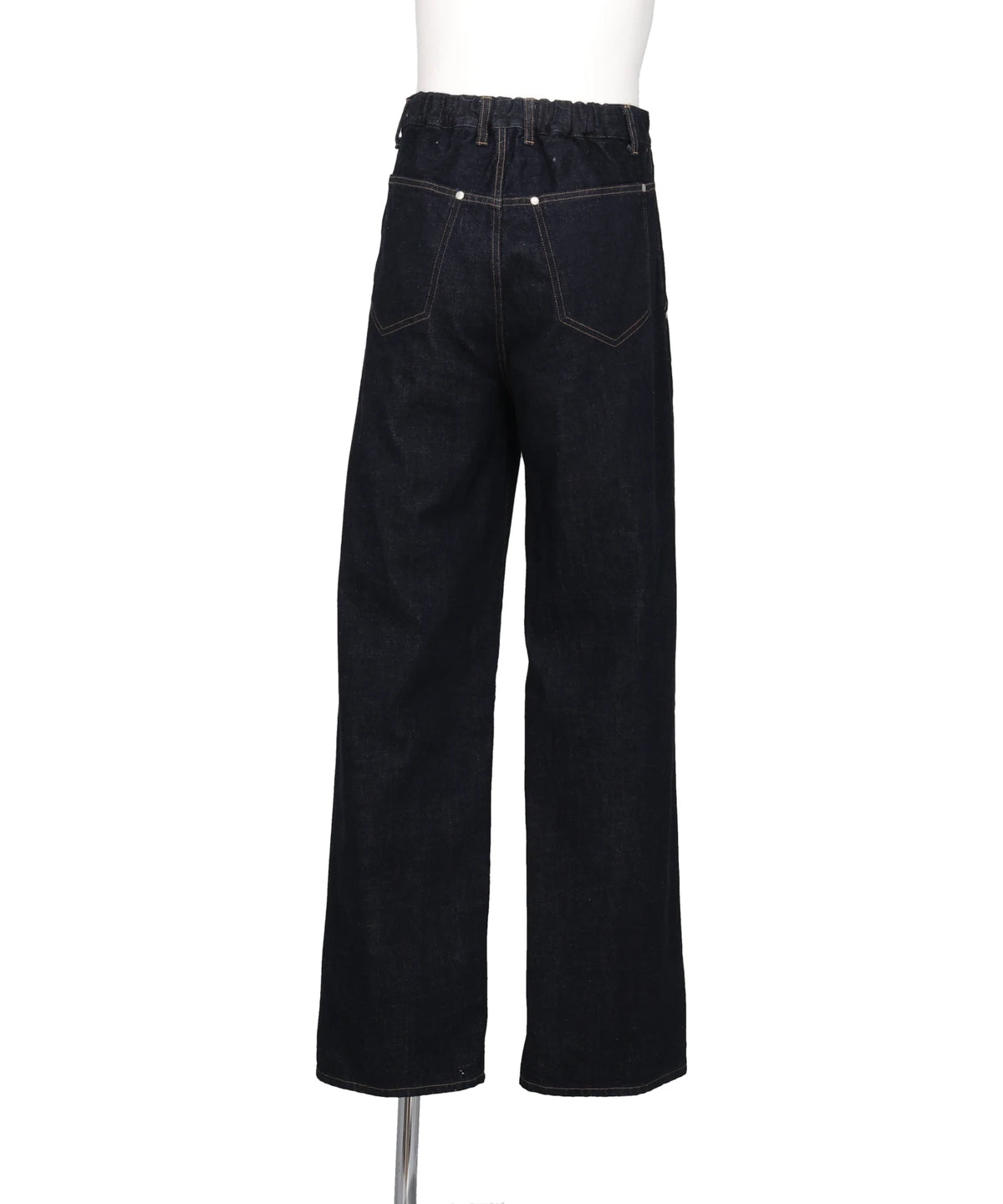 WIDE STRAIGHT DENIM 5-POCKET PANTS