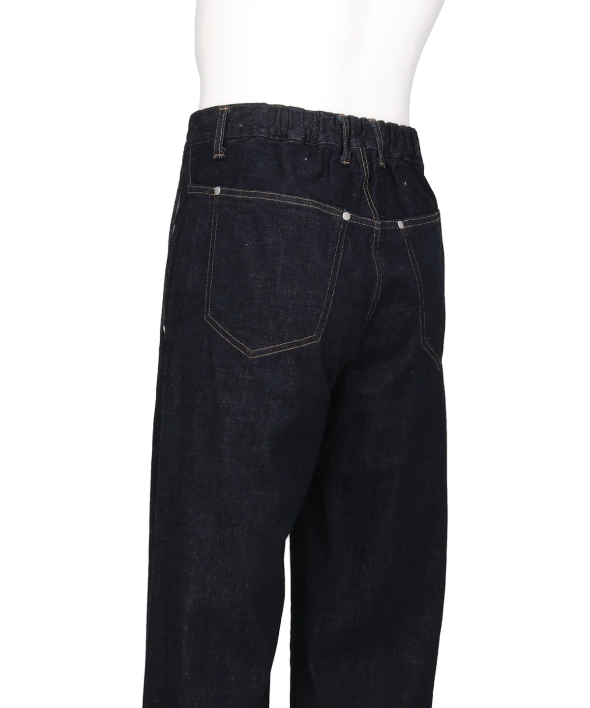 WIDE STRAIGHT DENIM 5-POCKET PANTS