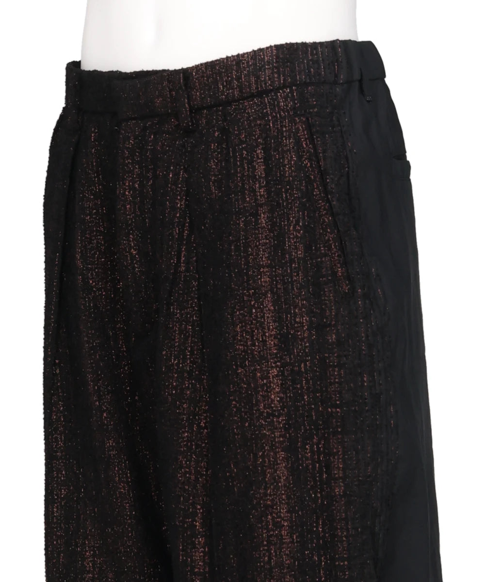 GLITTER TWEED PANTS