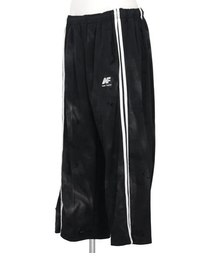 GLITTER DAMAGE NEW FASHIONJERSEY WIDE PANTS