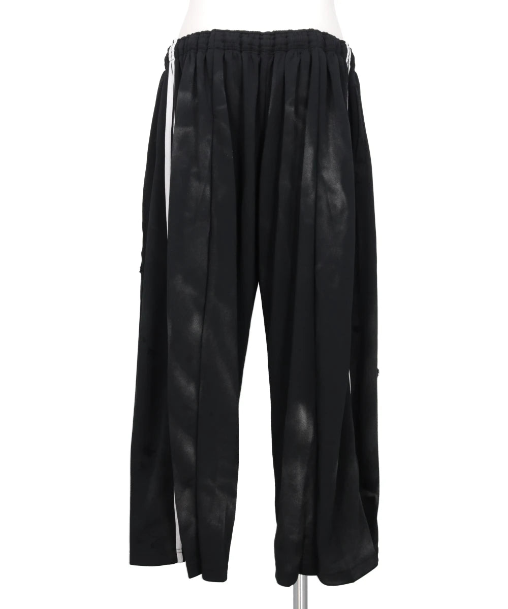 GLITTER DAMAGE NEW FASHIONJERSEY WIDE PANTS