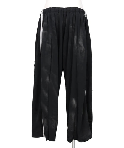GLITTER DAMAGE NEW FASHIONJERSEY WIDE PANTS