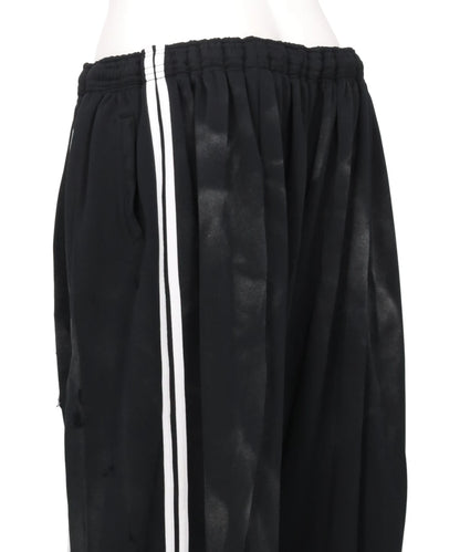 GLITTER DAMAGE NEW FASHIONJERSEY WIDE PANTS