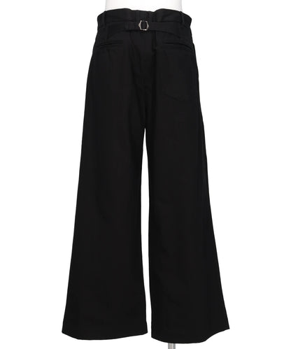 ”D”BUCKLE SUPER WIDE CHINO PANTS